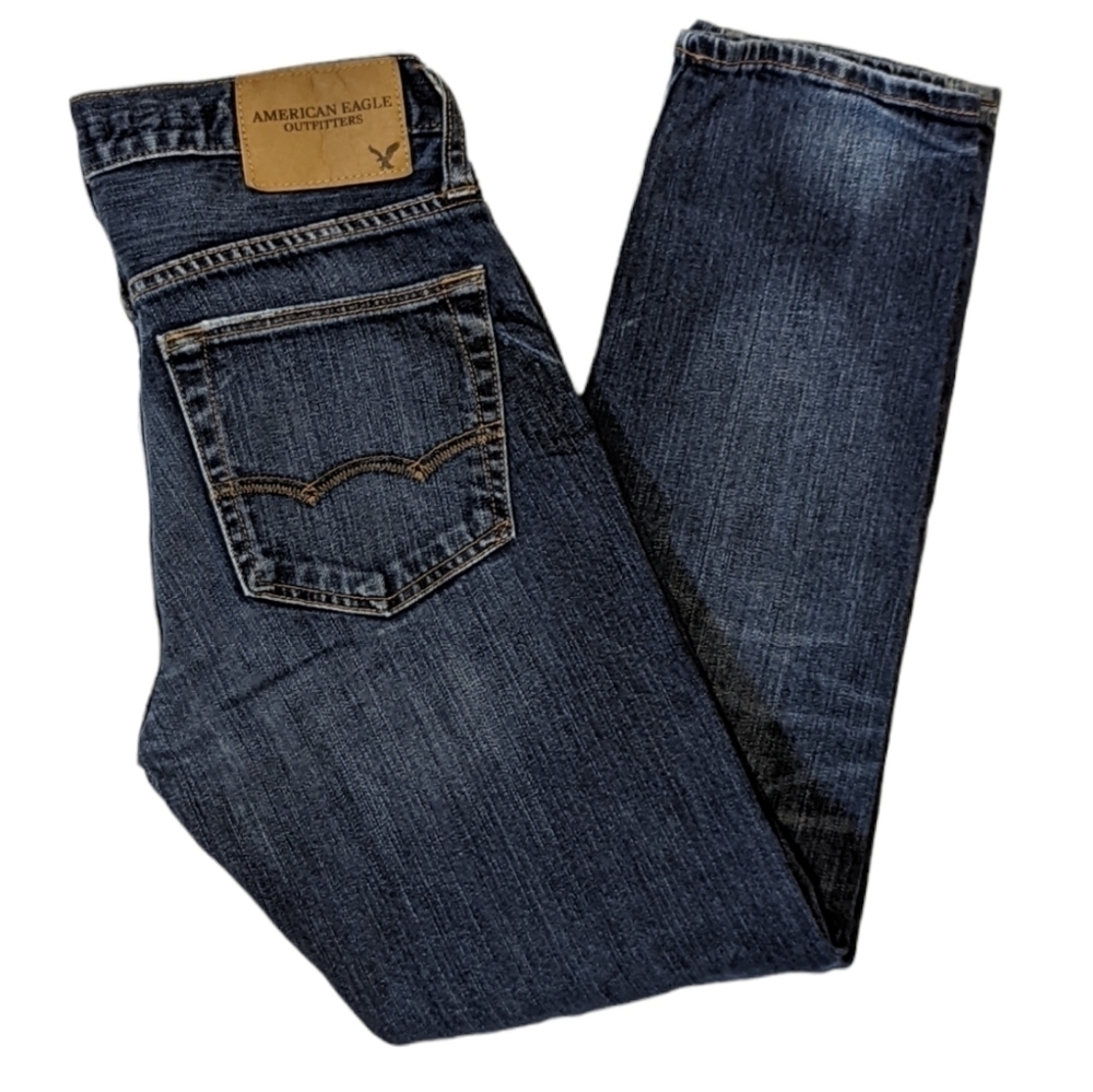 American Eagle Skinny Jeans sz 28 Dark Blue Men's